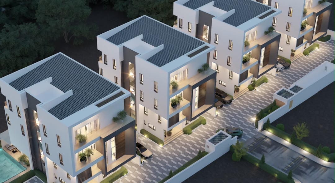 Four Five-Bedroom Detached Homes in 3rd Avenue, Banana Island, Lagos